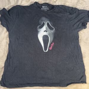 Ghostface Scream XL Movie Tee Black T-shirt Horror Film Halloween